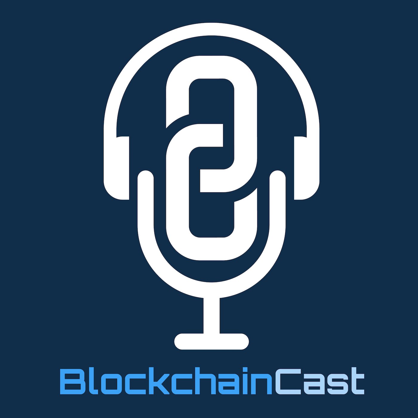 logo blockchain azul orbitron